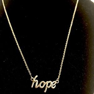 Silver 925 Hope Necklace